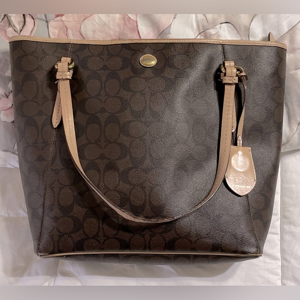 Authentic Vintage Coach Peyton Signature Tote | F28365 - Picture 1 of 3